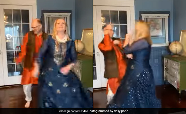 Watch: American Couple Dances To '<i>Chammak Challo</i>' To Celebrate 25th Wedding Anniversary