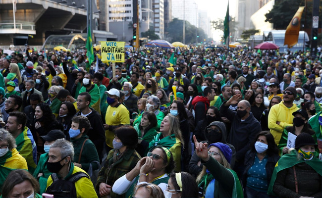 Bolsonaro Supporters Push For Change To Brazil's Voting System