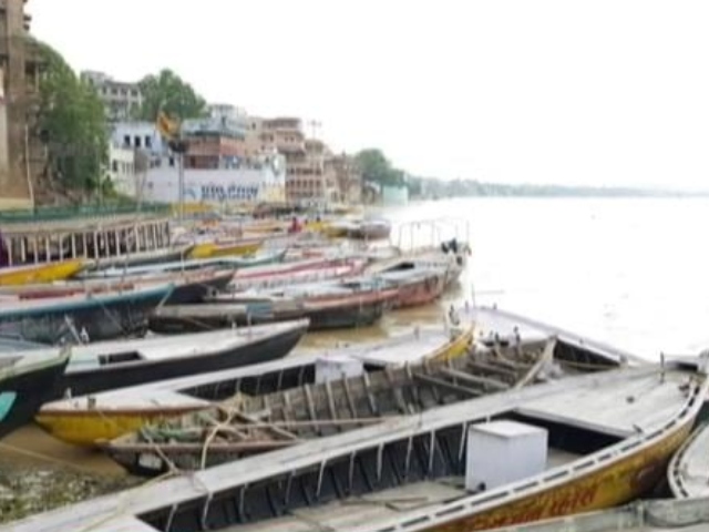 Water Levels In Ganga Rise After Heavy Rain In Varanasi