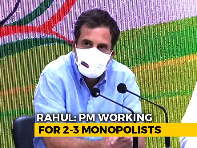 "Your Future Being Gifted To 3-4 Industrialists," Says Rahul Gandhi