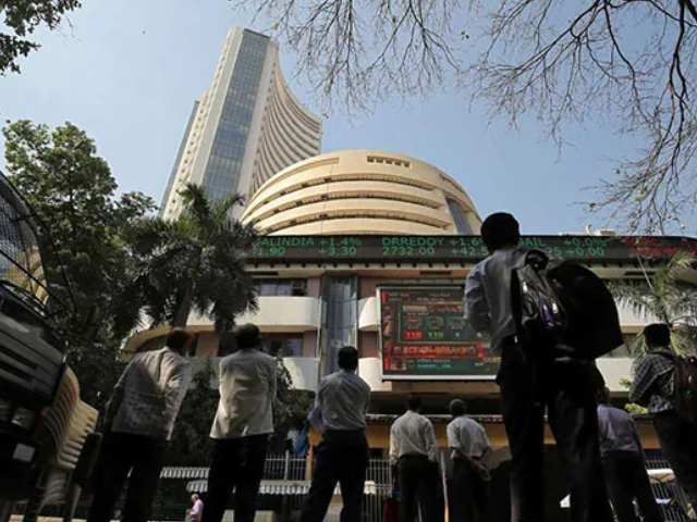 Sensex Ends Above 55,000