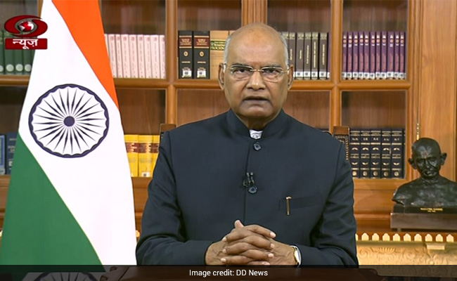 'कोरोना की तीव्रता में कमी आई, लेकिन अभी समाप्त नहीं हुआ' : राष्ट्रपति का राष्ट्र के नाम संदेश