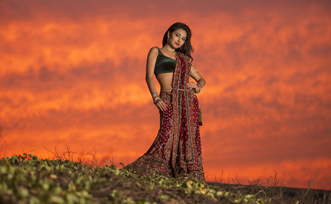 Channel Your Inner Desi Girl With These Shimmery Lehengas