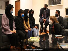 Mexico's "Warmest Welcome" To 5 Members Of Afghan All-Girl Robotics Team Mexico's "Warmest Welcome" To 5 Members Of Afghan All-Girl Robotics Team