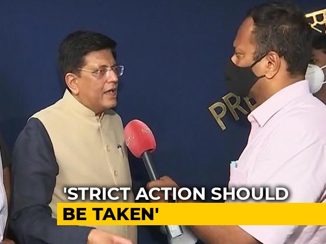 'Strict Action Should Be Taken': Piyush Goyal On Parliament Disruption