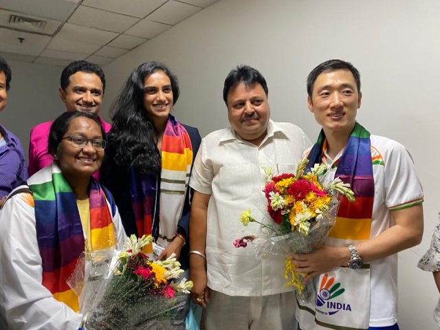 PV Sindhu Back In India After Winning Bronze At Tokyo Olympics