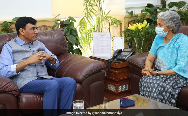 Health Minister Meets WHO Chief Scientist, Discusses Covaxin Approval