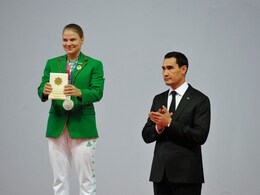 First-Ever Turkmenistan's Olympic Medallist Gifted Car, Apartment, Cash First-Ever Turkmenistan's Olympic Medallist Gifted Car, Apartment, Cash