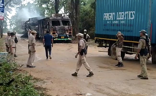 5 Killed In Assam's Dima Hasao After Rebel Group Sets Trucks On Fire