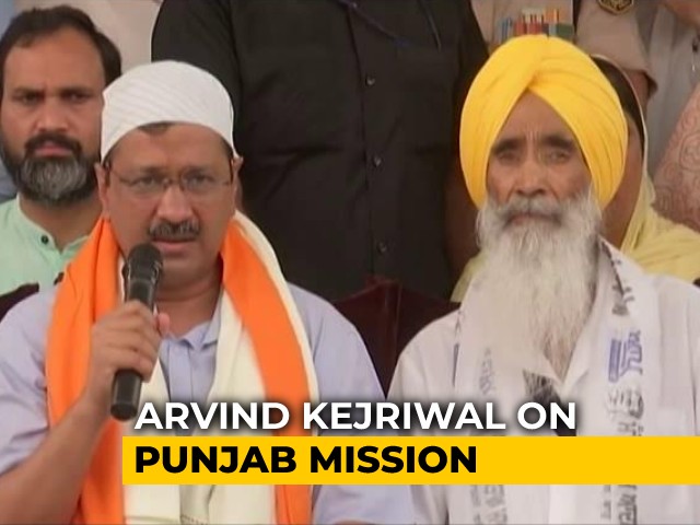 Former Punjab Minister Sewa Singh Sekhwan Joins AAP In Arvind Kejriwal's Presence