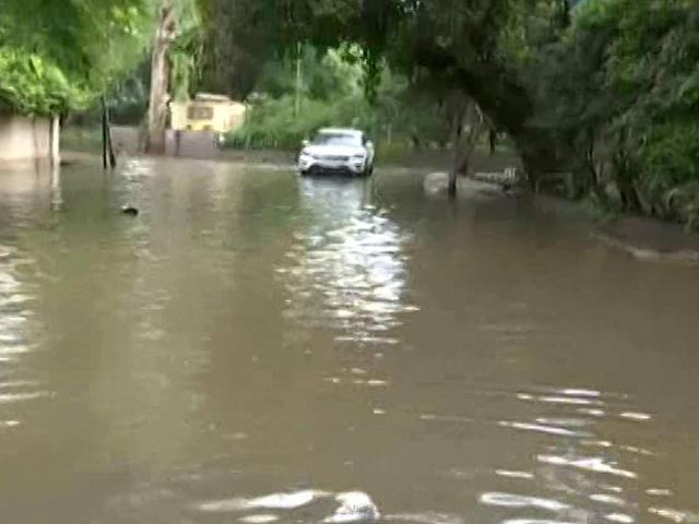 Several Parts Of Delhi Waterlogged After Heavy Rain