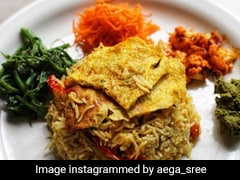 Egg Omelette Biryani