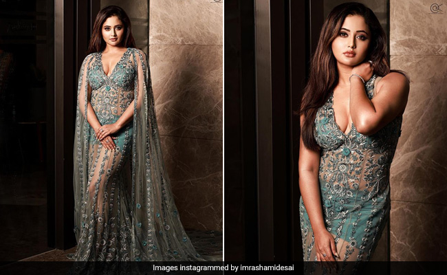 Rashami Desai's Glamorous Sequinned Dress Is Sheer Brilliance At Best