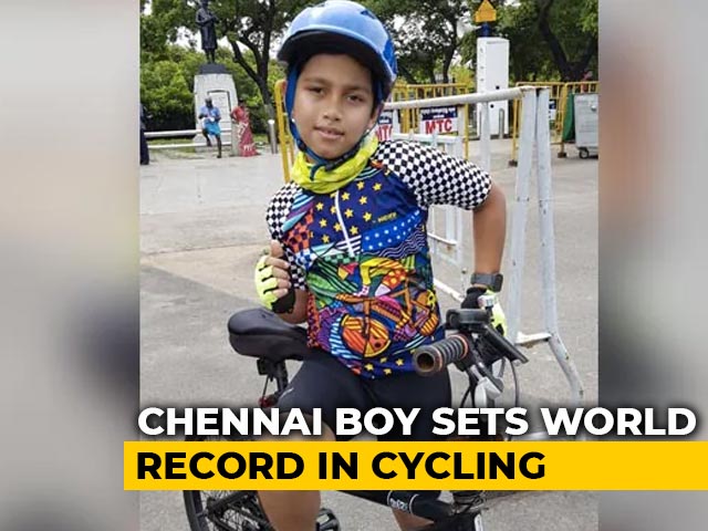 Chennai's Cycling Prodigy, 6, Sets World Record With 100-km Non-Stop Ride