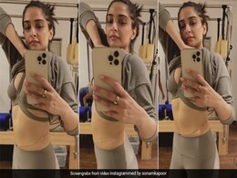 We'd Workout Every Day If We Looked As Stylishly Fit As Sonam Kapoor In Her Khaki Sports Bra And Tights We'd Workout Every Day If We Looked As Stylishly Fit As Sonam Kapoor In Her Khaki Sports Bra And Tights