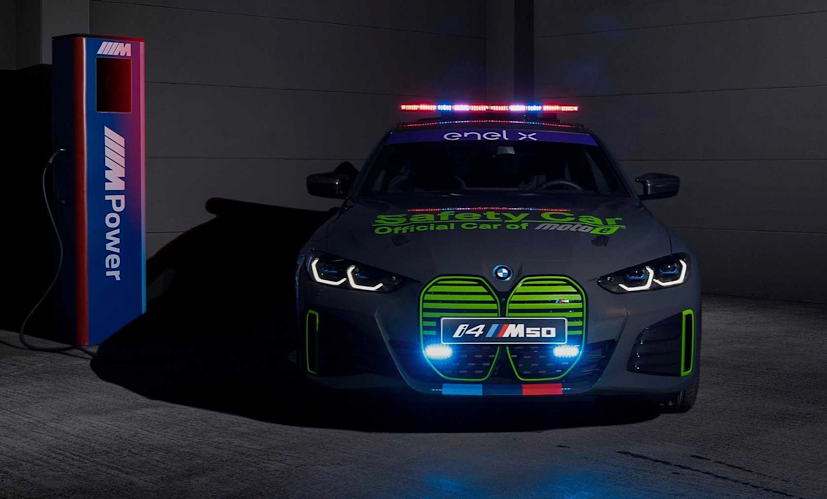 The BMW i4 M50 Is An All-Electric Safety Car For The Motor E World Cup