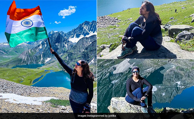 Jyotika Posts Her Thrilling Trek Up The Himalayan Mountains On Independence Day For Her Social Media Debut