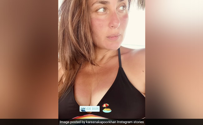 DND, Kareena Kapoor Is Busy Getting Her Tan On In Maldives In A Chic Black Bikini