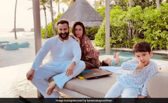 "To Eternity And Beyond": In Birthday Post For Saif Ali Khan, Kareena Kapoor, Taimur And Jeh In Maldives
