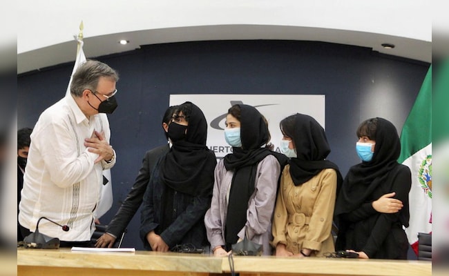 Afghan All-Girl Robotics Team Members Land In Mexico Afghan All-Girl Robotics Team Members Land In Mexico