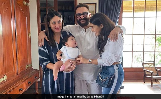 Can't Take Our Eyes Off Baby Jeh In Sara's Adorable Birthday Wish For Dad Saif Ali Khan
