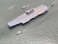 Made-In-India Aircraft Carrier Vikrant Sets Sail For Maiden Trials
