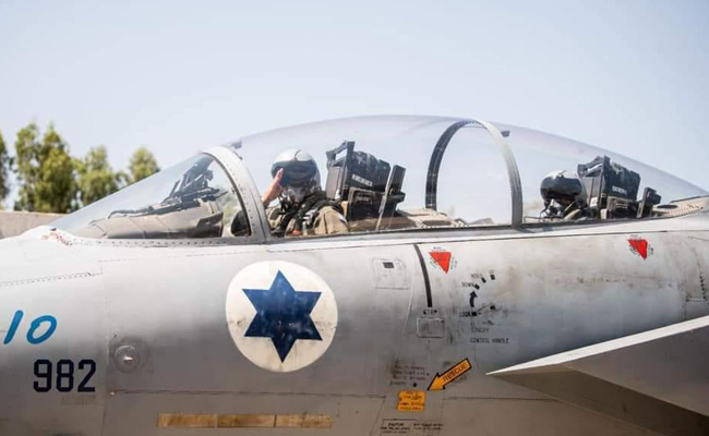 IAF Chief Flies Israeli F-15 Jet, Pays Homage At Holocaust Memorial