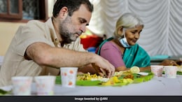 Onam 2021: Rahul Gandhi Relishes Classic Onam Sadya At An Old Age Home In Kerala (See Pics)
