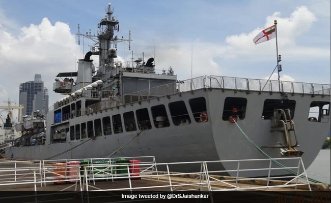 INS Airavat Arrives In Vietnam With Covid Relief Supplies