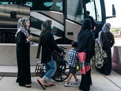 "Please Let Us On The Bus": Heartbreak On Kabul Airport Convoy