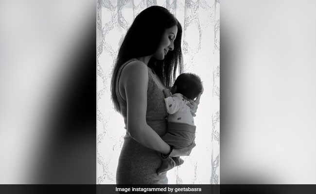 Harbhajan Singh Is All Hearts For This Pic Of Geeta Basra And Son Jovan Veer