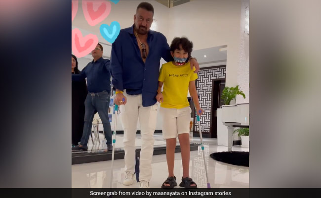Maanayata Shares A Post From Son Shahraan's Recovery With His Dad Sanjay Dutt By His Side