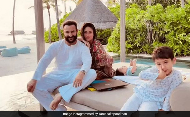 For Saif Ali Khan's 51st Birthday In Maldives, Kareena Kapoor Continues Her Stylish Kaftan Streak