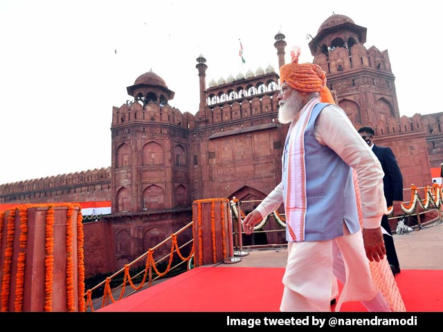 PM Sets "100%" Goal, Calls For "Sabka Prayas" On 75th Independence Day