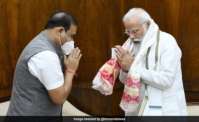 Assam Chief Minister Himanta Biswa Sarma Calls On PM Modi