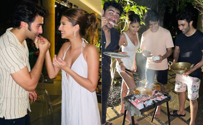 For Aadar Jain's Birthday, Tara Sutaria Turns Super Chic Chef In A White Tank Top And Shorts