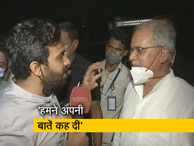 "छत्तीसगढ़ में सब एकजुट, टीएस देव से कोई मतभेद नहीं": NDTV से भूपेश बघेल