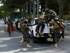 Parading With Captured Weapons, Taliban In "High Spirits" After US Leave