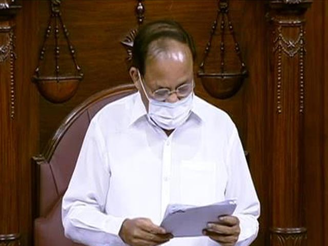 "Sleepless Night": Venkaiah Naidu Breaks Down, Slams Parliament Protest