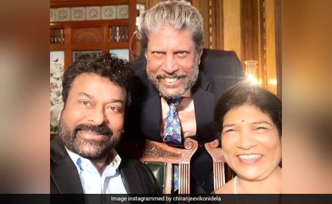Chiranjeevi And Wife Surekha Catch Up With "Old Friend" Kapil Dev In Hyderabad. See Pics