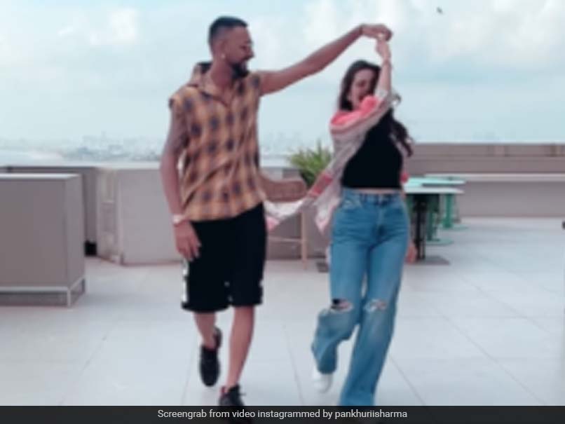 Watch: Krunal Pandya, Pankhuri Sharma Groove On Dua Lipas Hit Song Levitating
