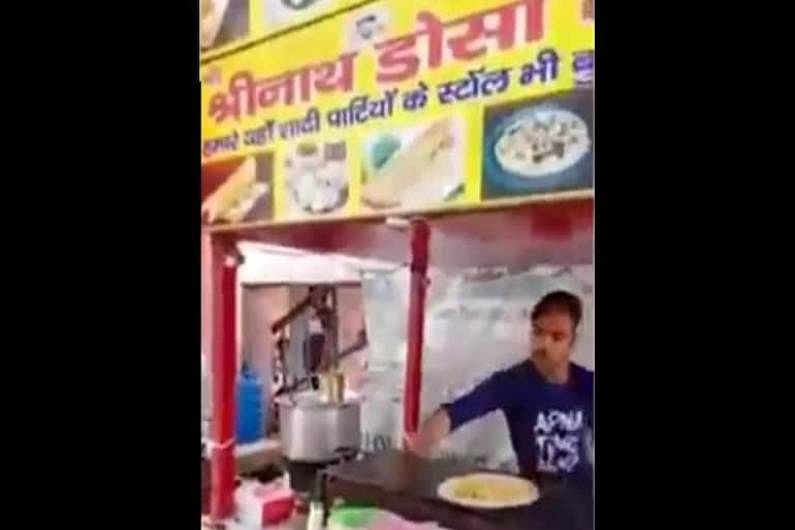 UP Man Arrested For Vandalising Muslim Dosa Sellers Cart Over Its Name