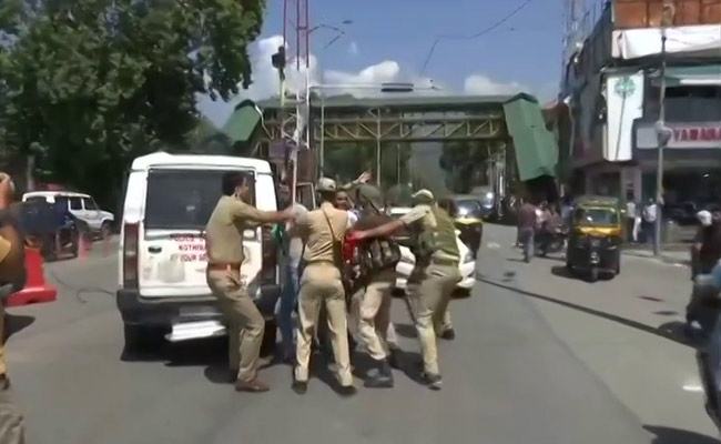 Action Against J&K Cop Amid Anger Over Assault Of Journalists