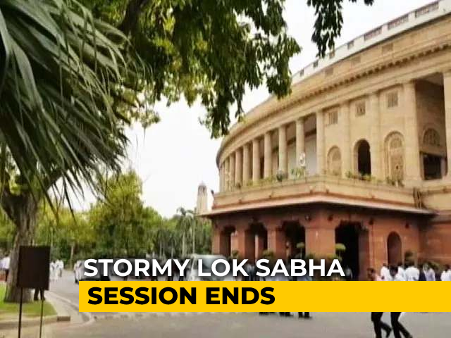 Stormy Monsoon Session Ends In Lok Sabha As House Adjourns Indefinitely