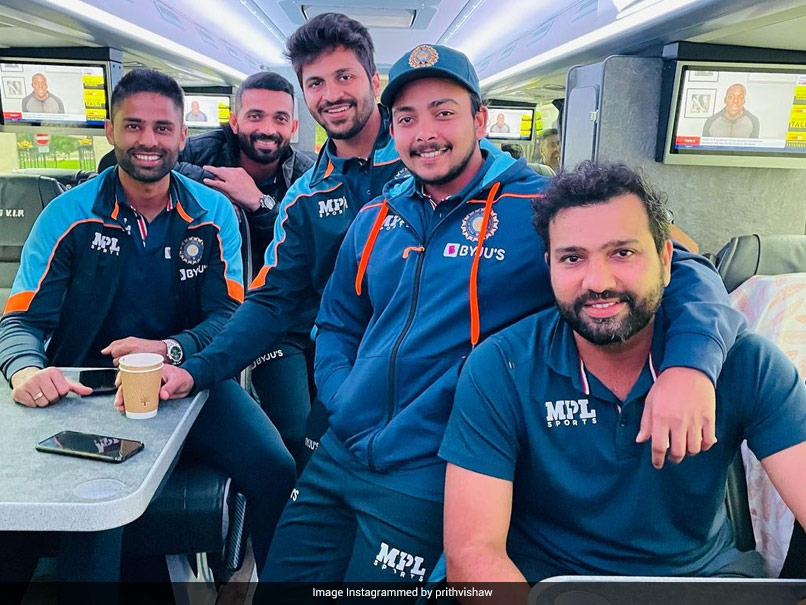 England vs India: Prithvi Shaw "Off To Leeds" Ahead Of Third Test, Posts Pic With Teammates