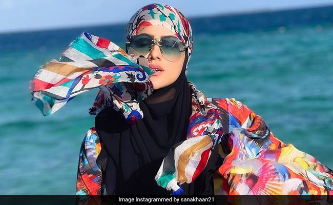 In Sana Khan's Maldives Post, A Shout Out To Husband Anas Saiyad