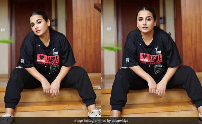 Vidya Balan's All-Black Outfit Is Not One Bit Fragile But Every Bit Fierce