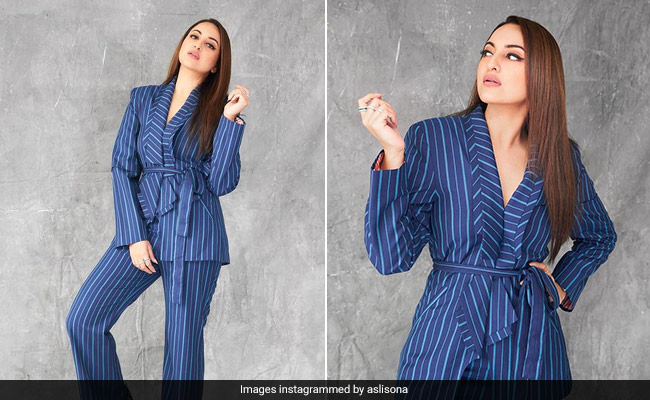 Sonakshi Sinha Takes Care Of Our Monday Blues With Her "Blue Boss" Look