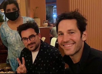 Schitt's Creeks Daniel Levy And Ant-Man Paul Rudd Enjoy Indian Meal In London Schitt's Creeks Daniel Levy And Ant-Man Paul Rudd Enjoy Indian Meal In London
