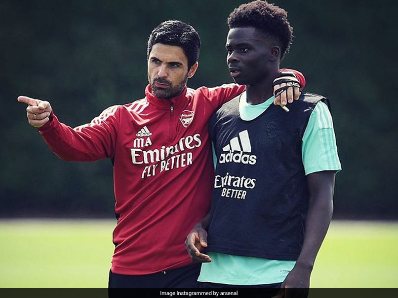 Bukayo Saka Given 'Wall Of Support' At Arsenal After Euro 2020 Penalty Abuse